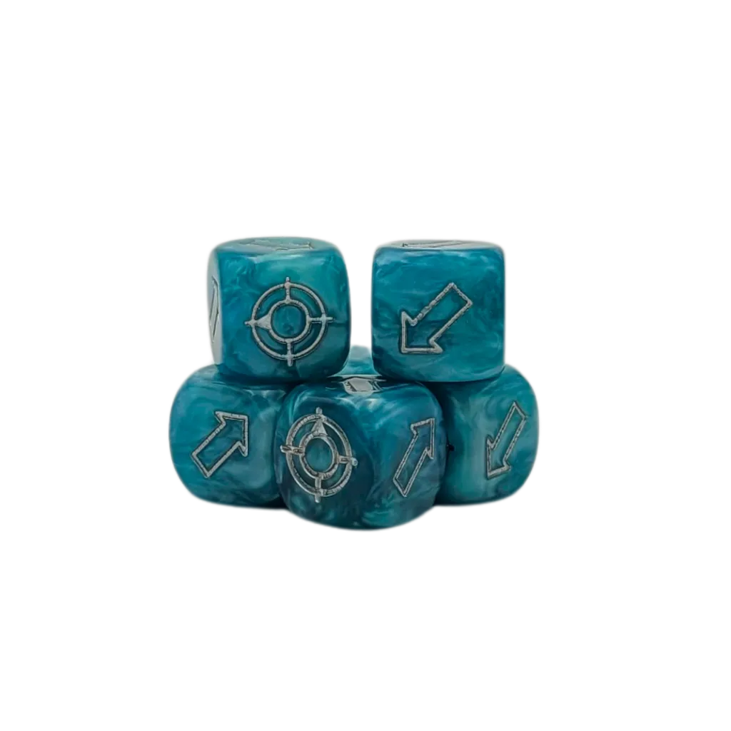 Scatter Dice Hydra Round (5 Stück)-Baron of Dice-Radaddel