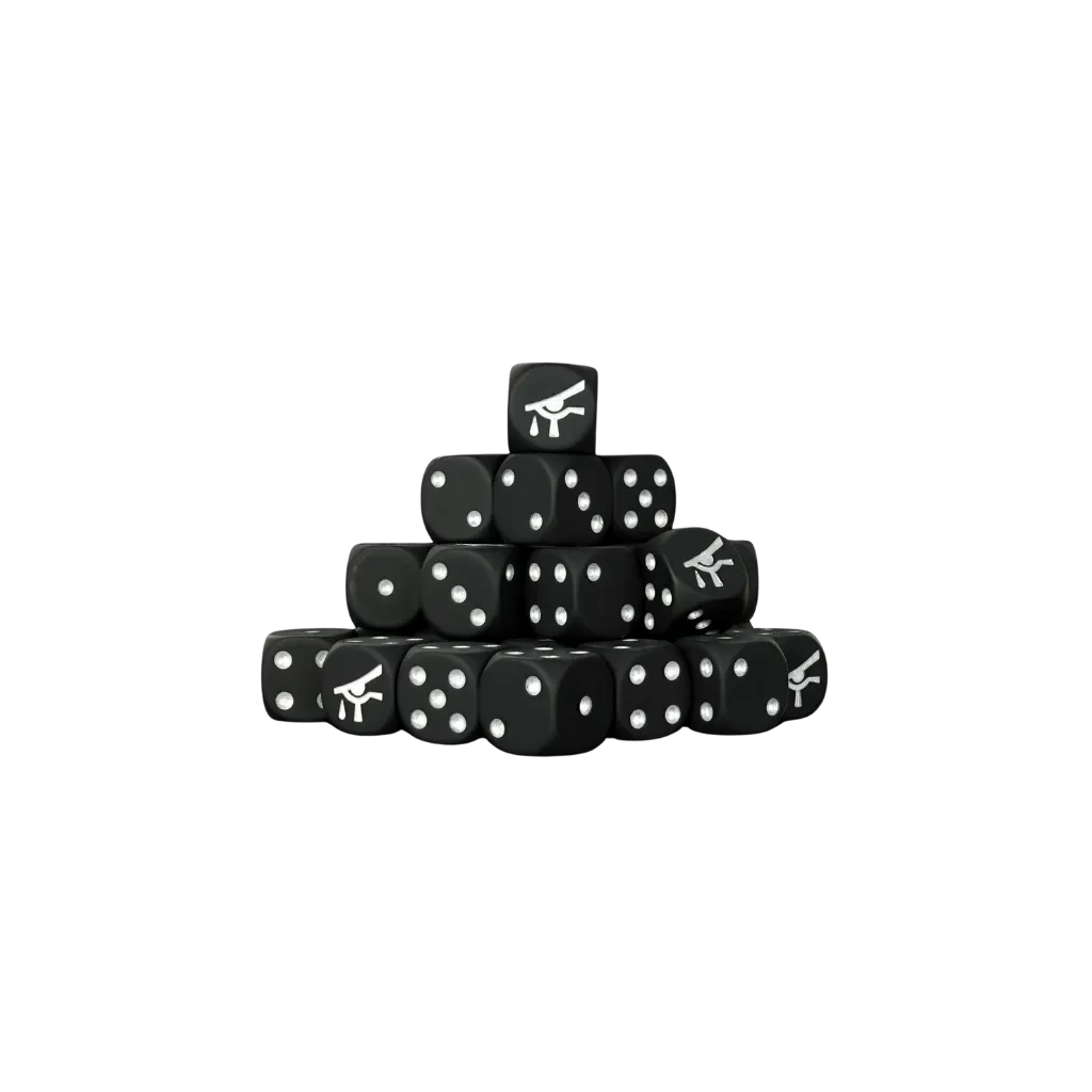 Eye of Isha Dice 16mm Round (25 Stück)-Baron of Dice-Radaddel