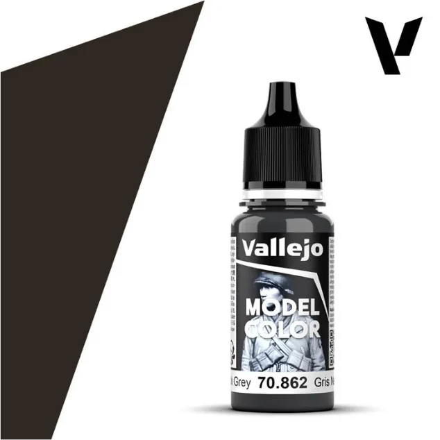 Model Color Black Grey 18 ml (185)-Vallejo-Radaddel