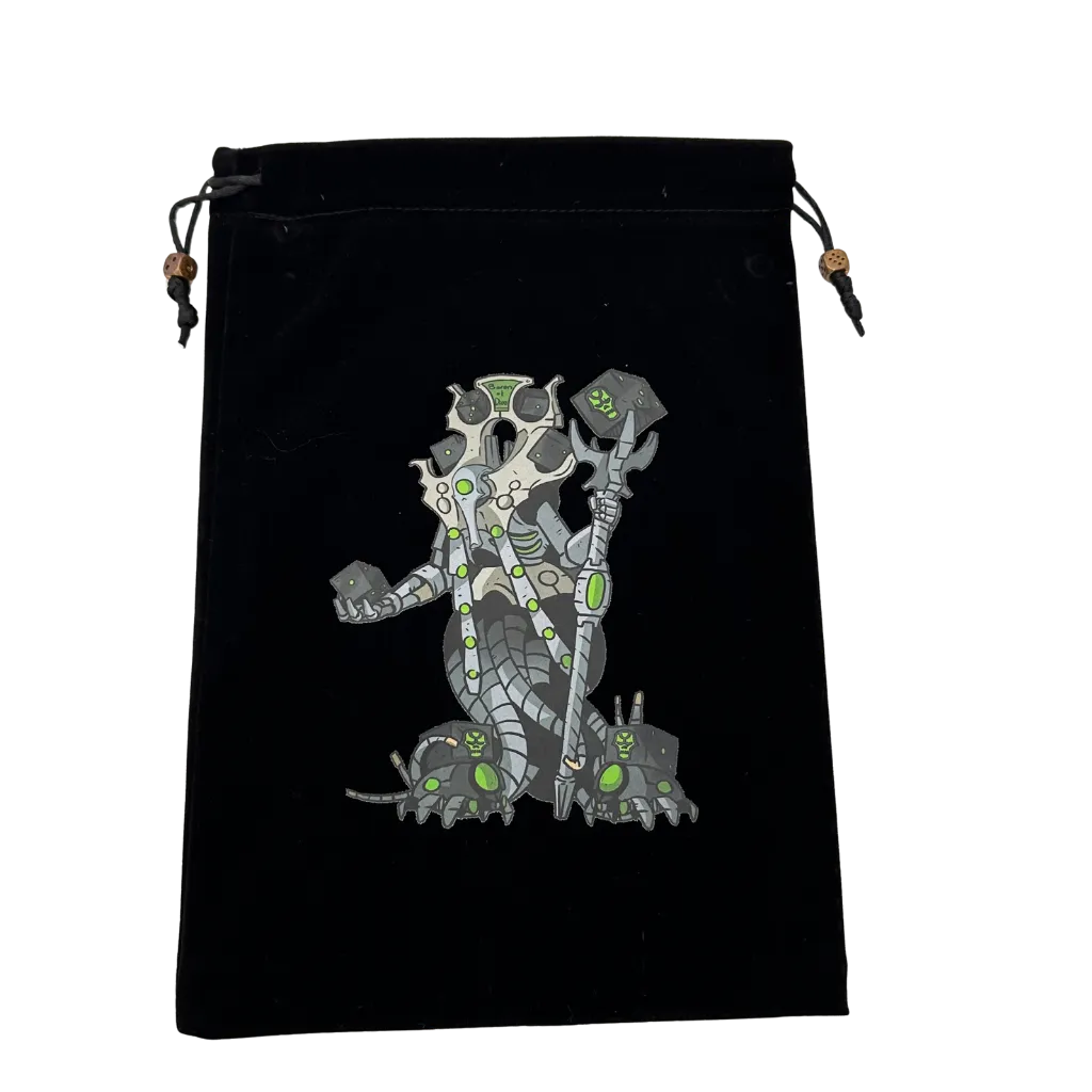 Premium Black Dice Bag - Slumbering Machines-Baron of Dice-Radaddel