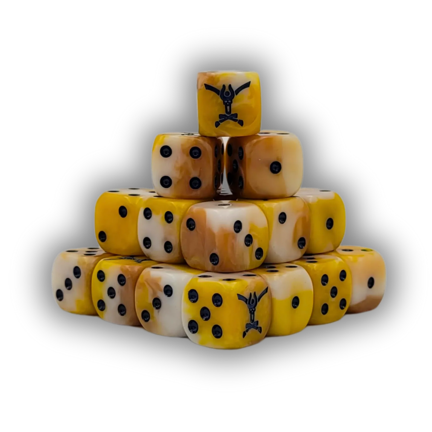 Pharaoh Round 16mm (25 Stück)-Baron of Dice-Radaddel