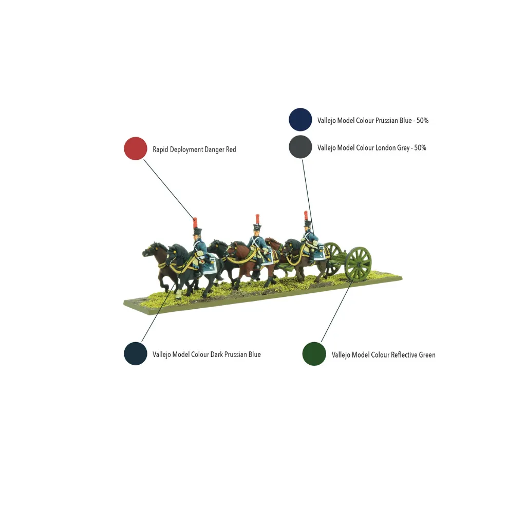 BP Epic Battles: Waterloo - French Line Artillery Limber-Warlord Games-Radaddel