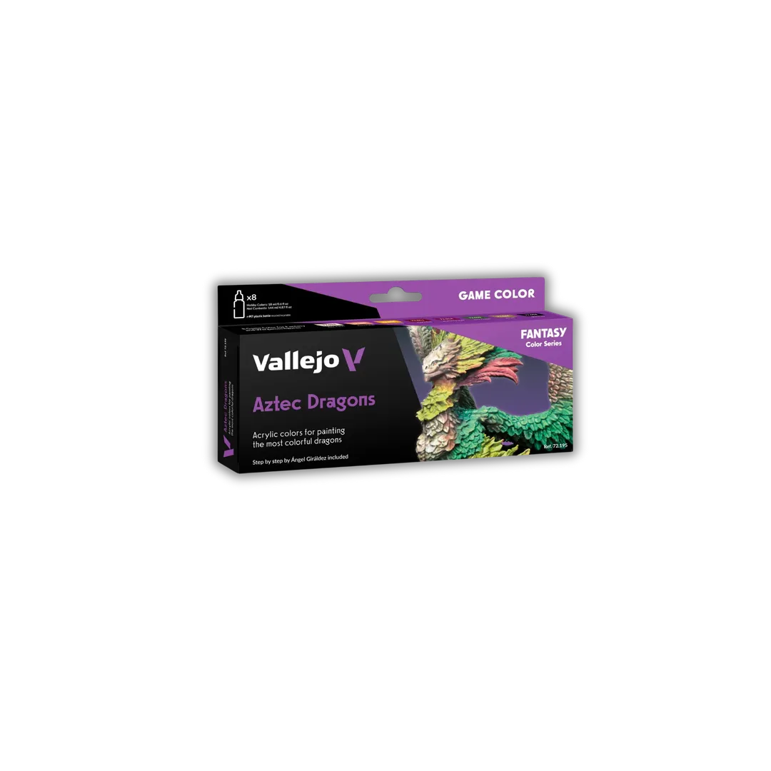 Game Color Set - Aztec Dragons-Vallejo-Radaddel