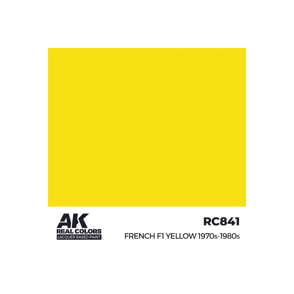 AK Real Colors French F1 Yellow 1970s-1980s 17ml-AK-Interactive-Radaddel