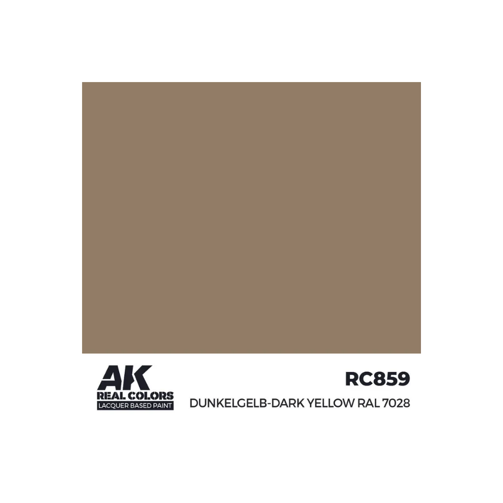 AK Real Colors Dunkelgelb-Dark Yellow RAL 7028 17 ml-AK-Interactive-Radaddel