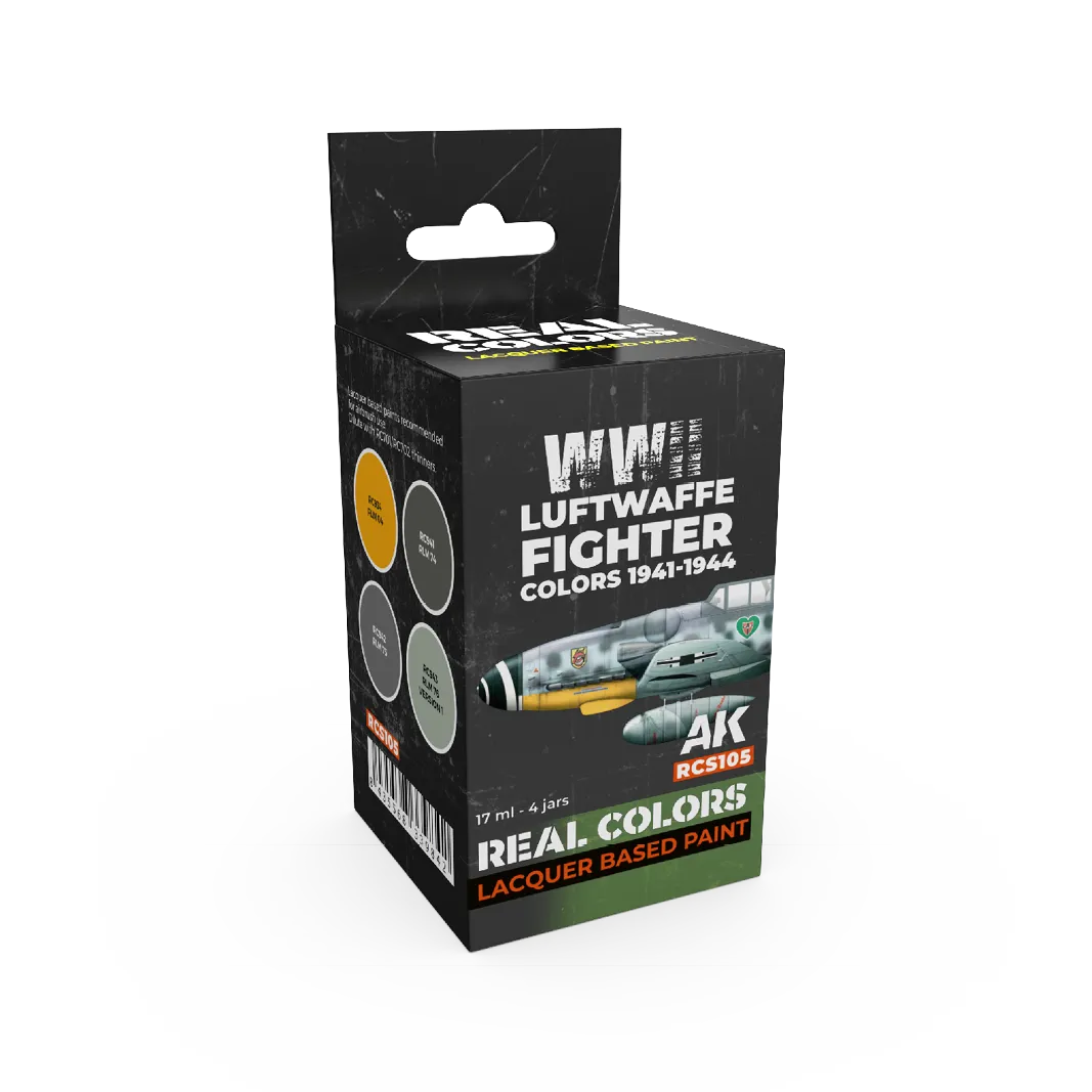 AK Real Colors Luftwaffe Fighter Colors 1941-1944 SET-AK-Interactive-Radaddel