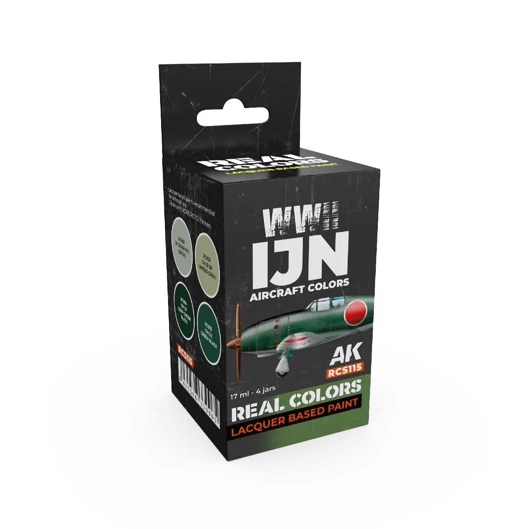 AK Real Colors WWII IJN Aircraft Colors SET-AK-Interactive-Radaddel