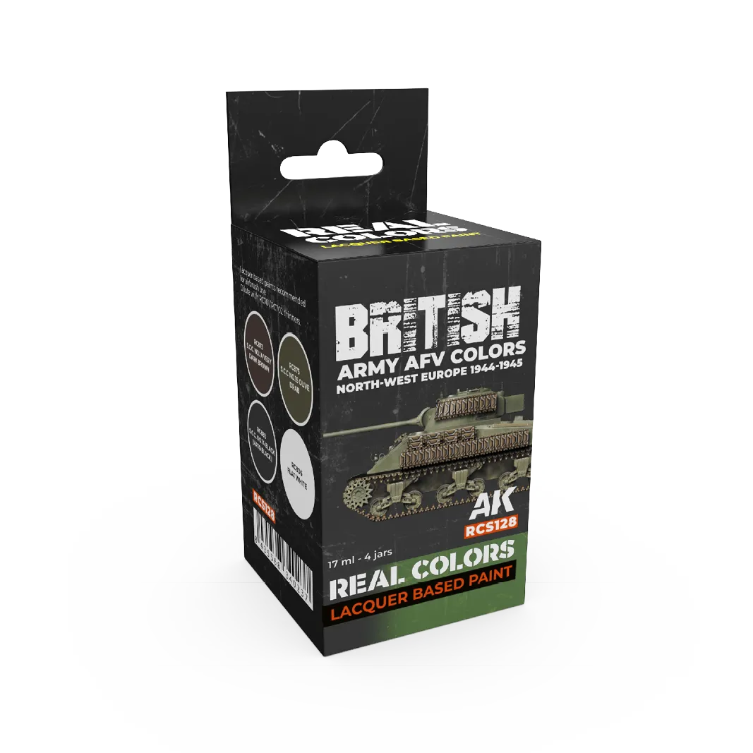 AK Real Colors British Army AFV Colors. North-West Europe 1944-1945 SET-AK-Interactive-Radaddel