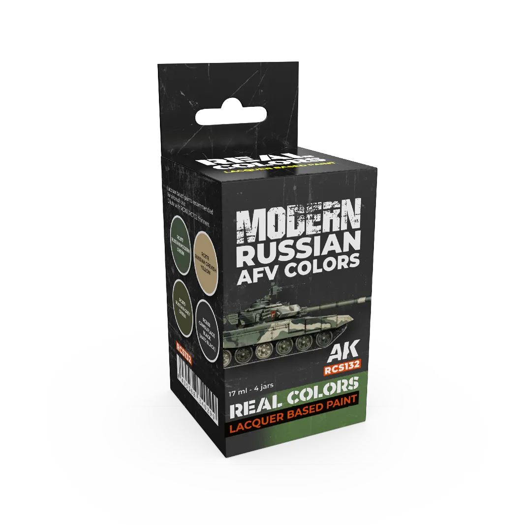 AK Real Colors Modern Russian AFV Colors SET-AK-Interactive-Radaddel