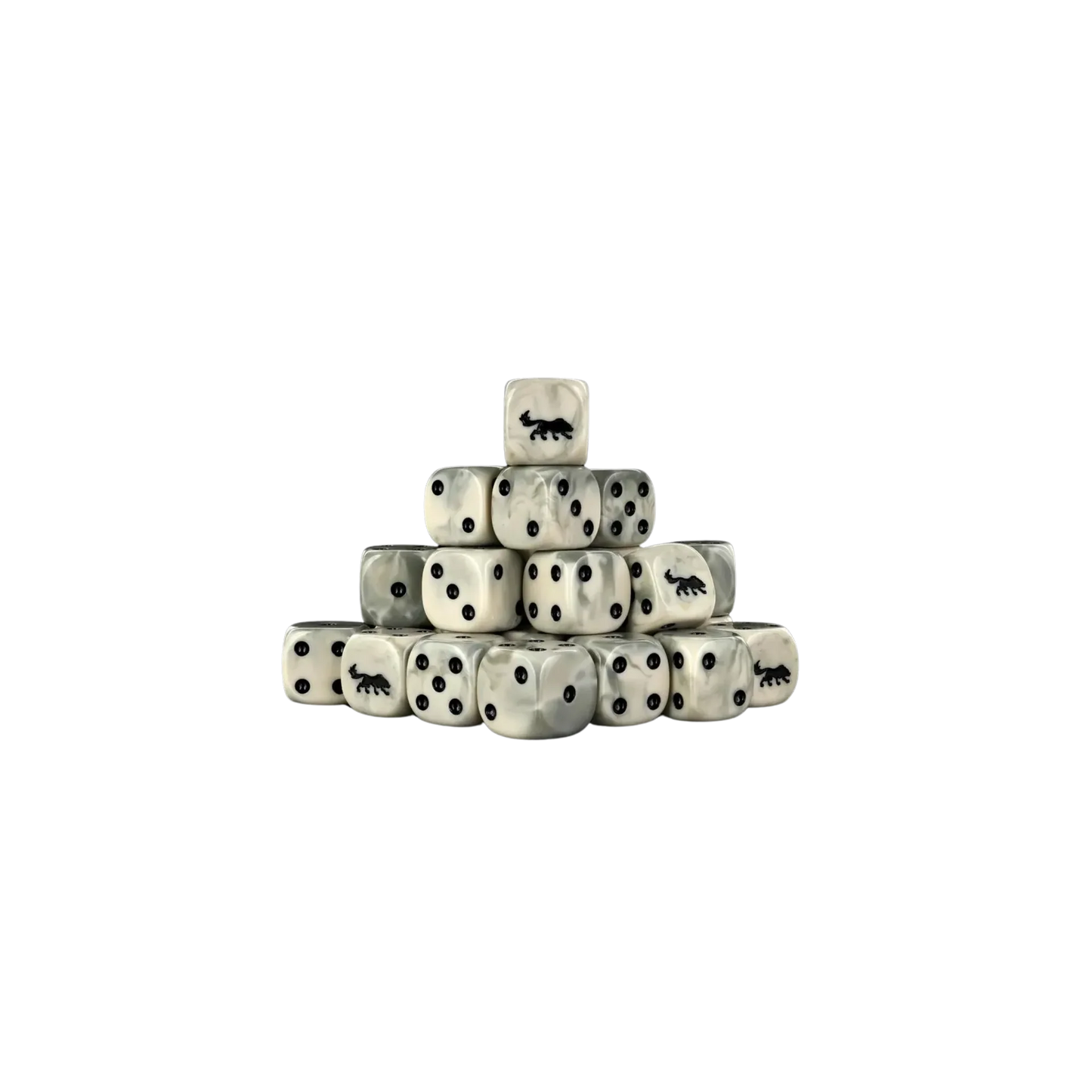 Direwolf Dice 16mm Round (25 Stück)-Baron of Dice-Radaddel