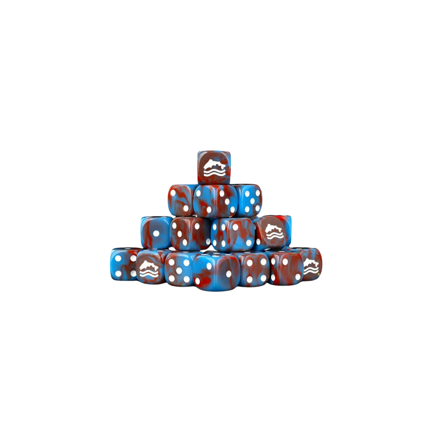 Trout Dice 16mm Round (25 Stück)-Baron of Dice-Radaddel