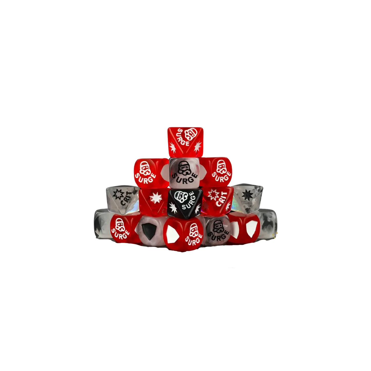 Trooper Dice Set Translucent (25 Stück)-Baron of Dice-Radaddel