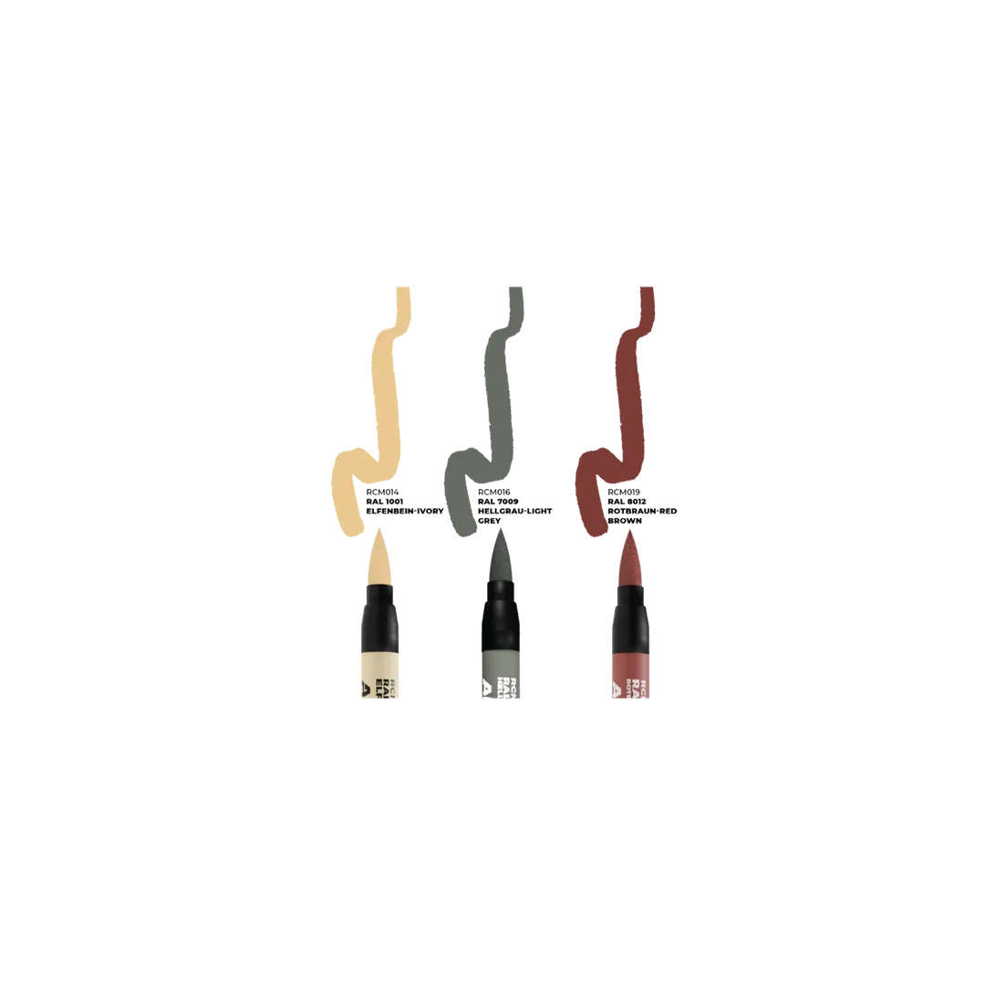 RC Markers German Tanks Interior Colors Set-AK-Interactive-Radaddel