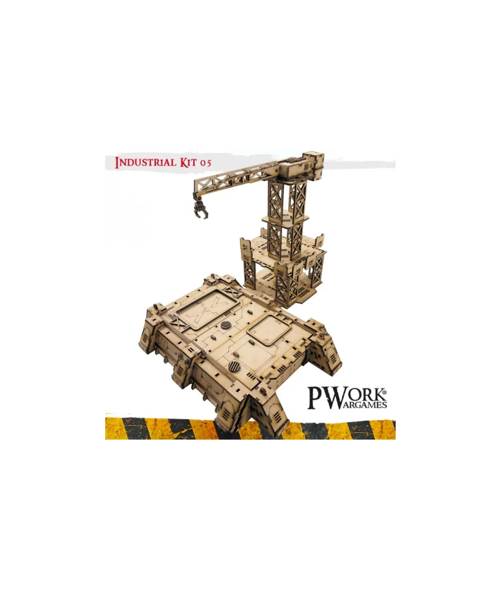 MDF Terrain Industrial 05-PWork Wargames-Radaddel