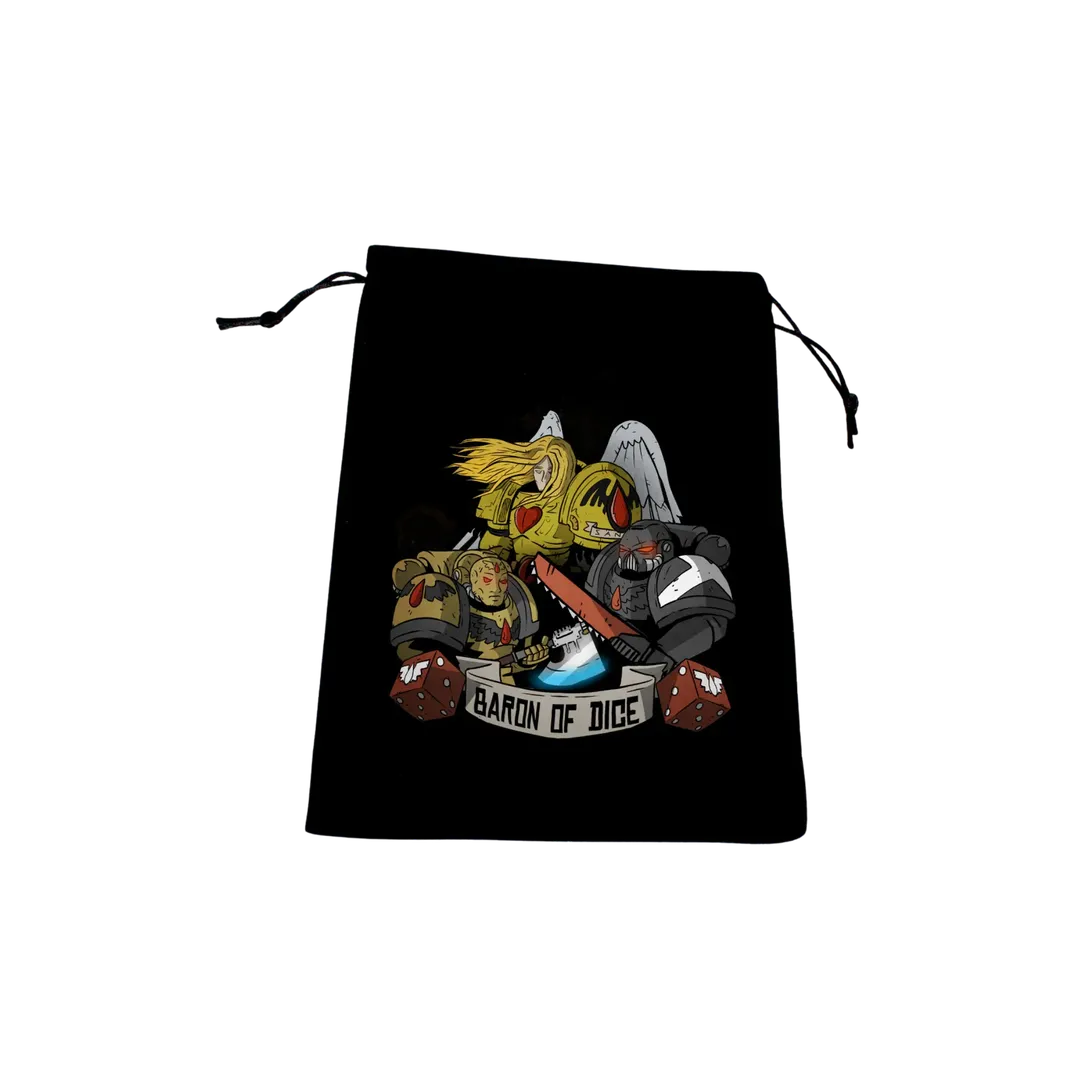 Premium Black Dice Bag - Retribution-Baron of Dice-Radaddel