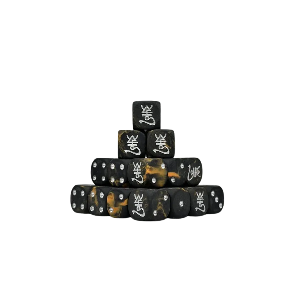 Dark Ones Dice 16mm Round (25 Stück)-Baron of Dice-Radaddel