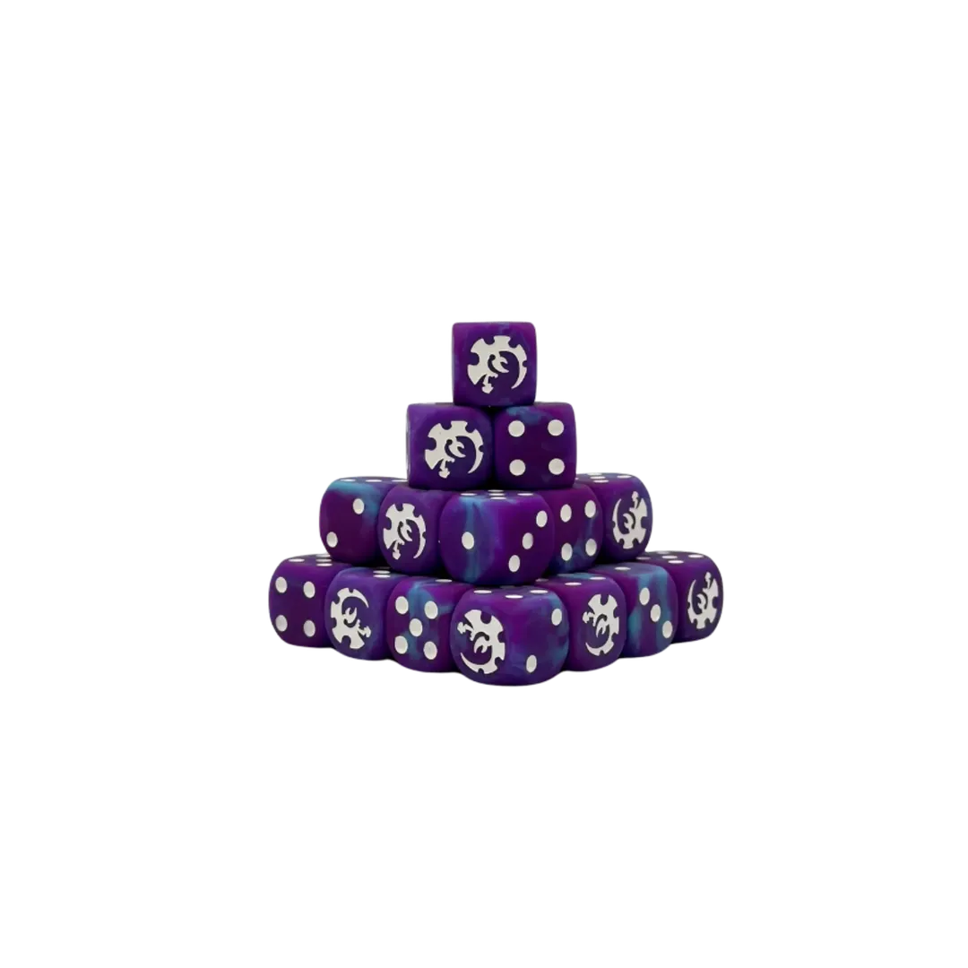Clawed Serpent Dice 16mm Round (25 Stück)-Baron of Dice-Radaddel