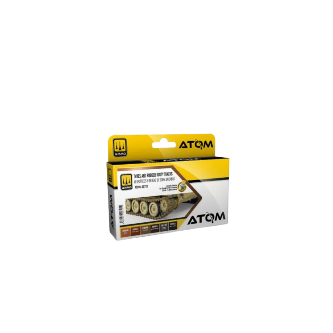 ATOM Tyres and Rubber Rusty Tracks Set-Mig Jimenez-Radaddel