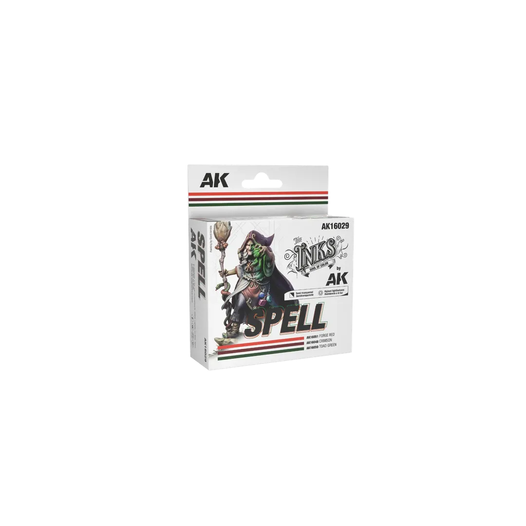 Spell - Set 3 Jars (Inks)-AK-Interactive-Radaddel
