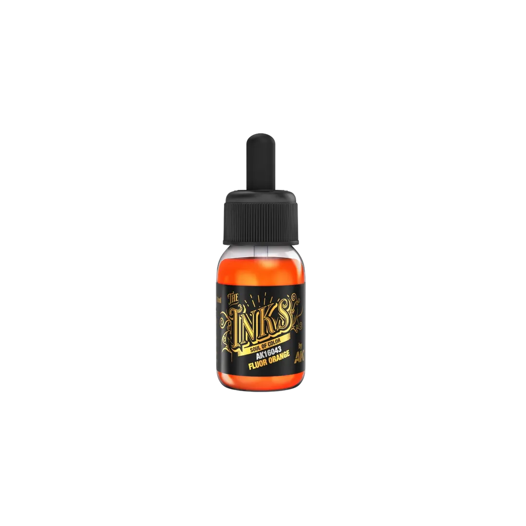 Fluor Orange - The Inks 30ml-AK-Interactive-Radaddel
