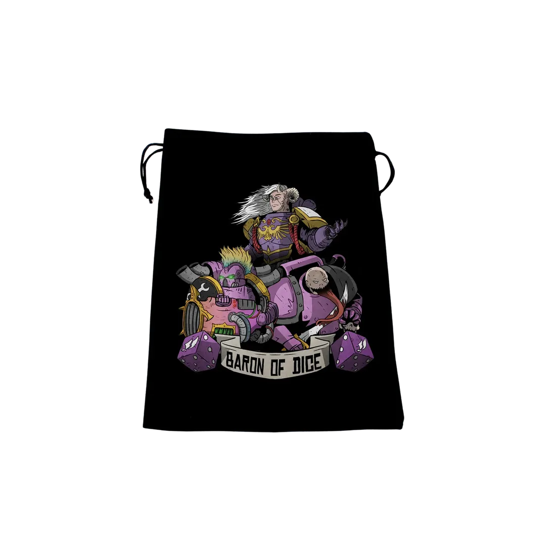 Premium Black Dice Bag - Children Of Profligacy-Baron of Dice-Radaddel