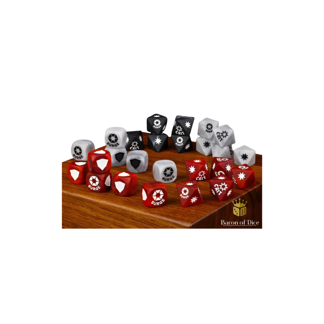 Confederacy Galactic Dice Set Matte (25 Stück)-Baron of Dice-Radaddel