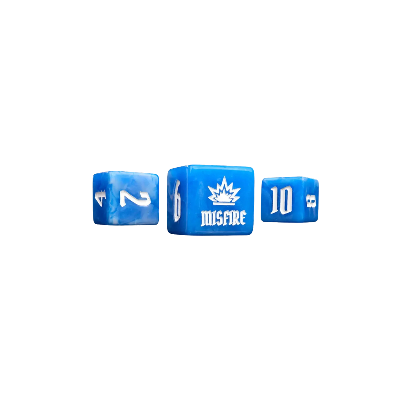 Artillery Blue Empire Dice Square (5 Stück)-Baron of Dice-Radaddel