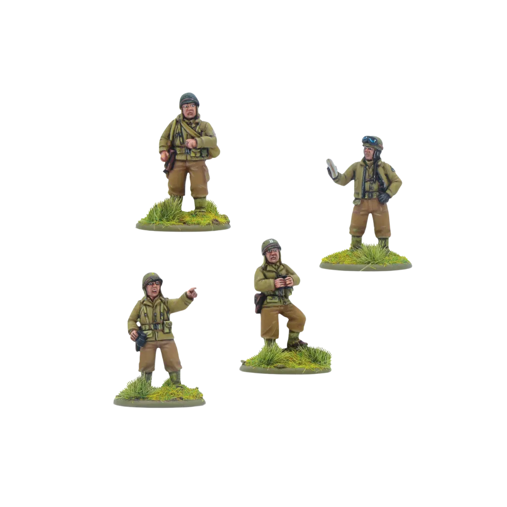 US Army Platoon Commanders-Warlord Games-Radaddel