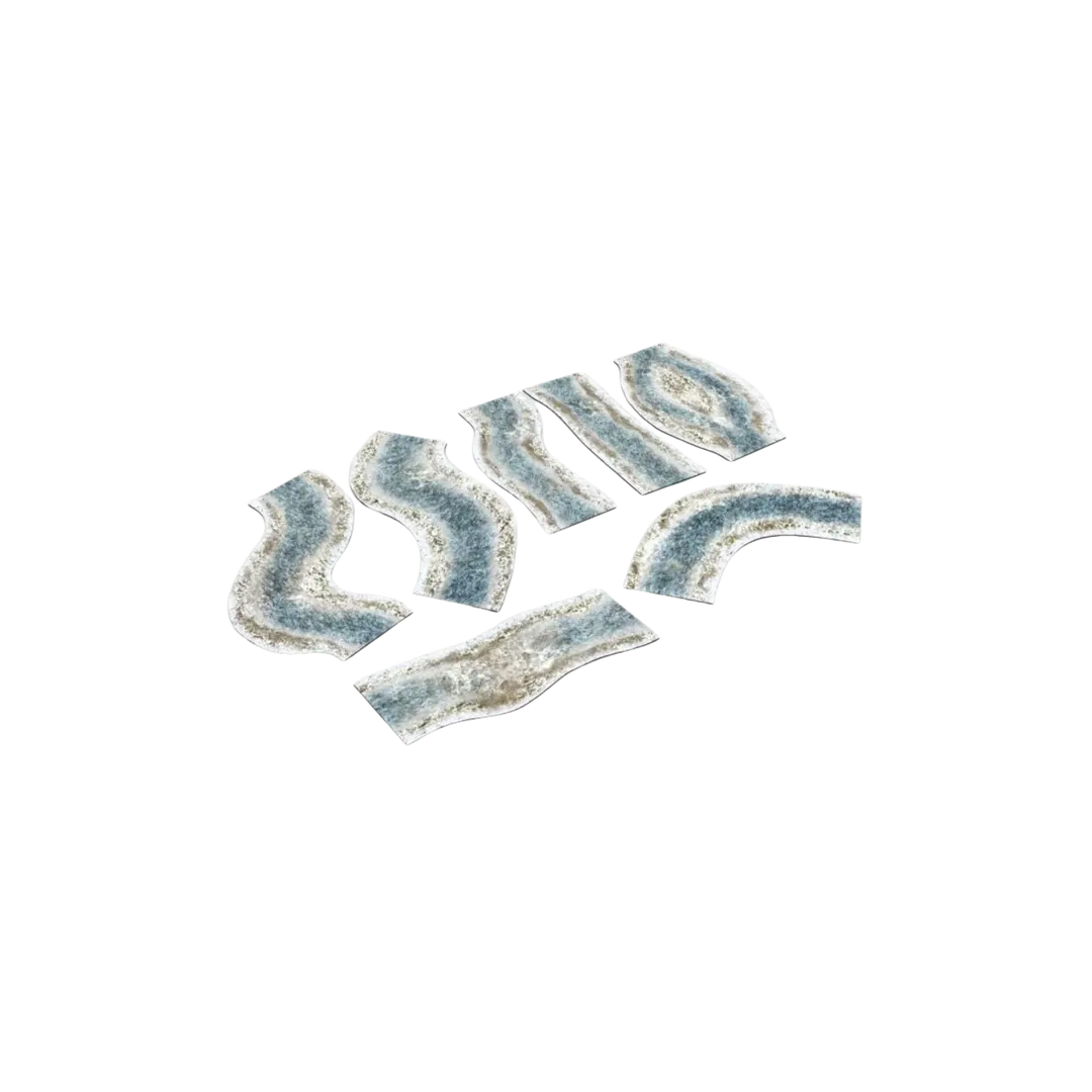 2D Modular Rivers Set - Winter-Playmats.eu-Radaddel