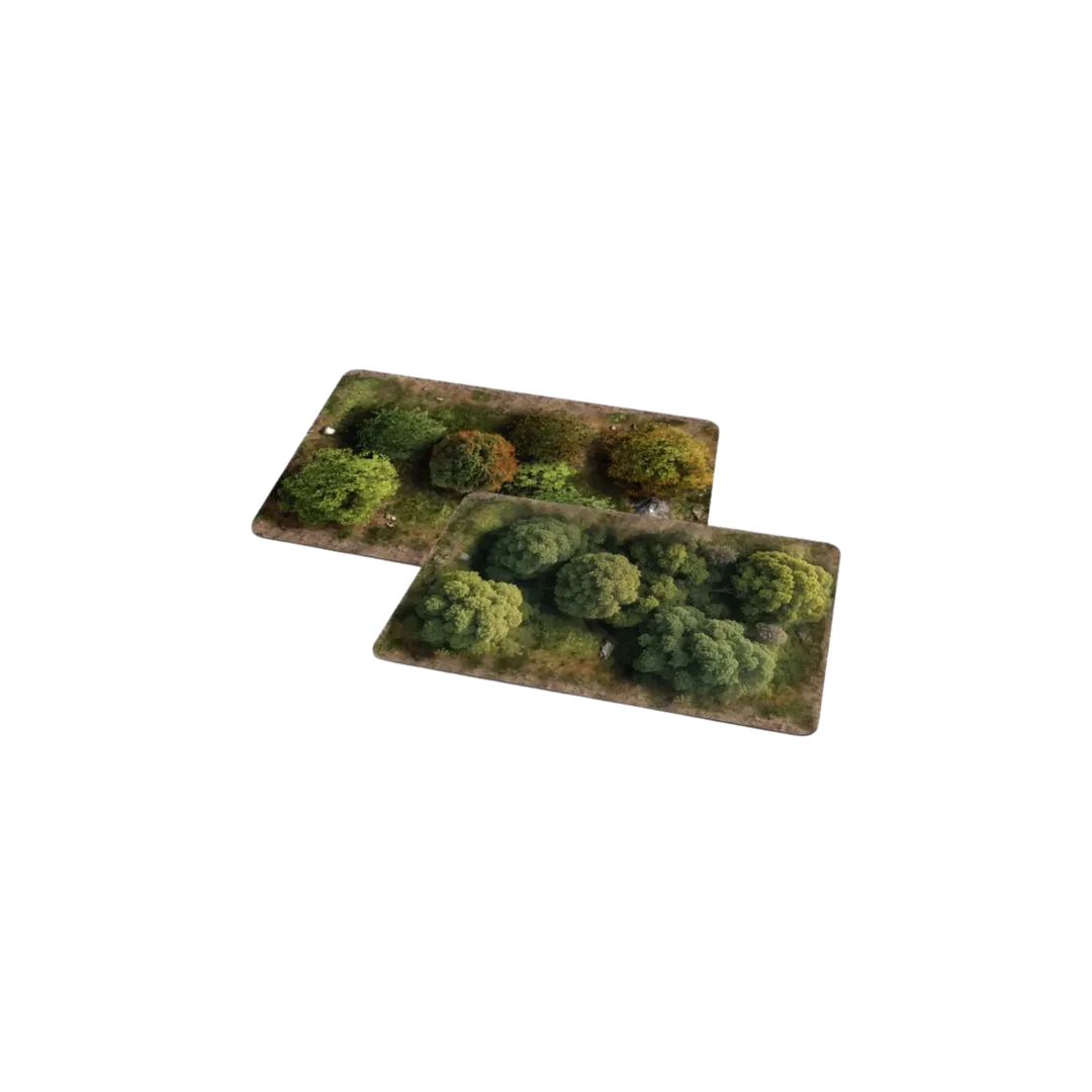 The Old World - Forest Terrain 12x8 / 30,5x20,5 cm - 2D Rubber Terrain - Summe-Playmats.eu-Radaddel