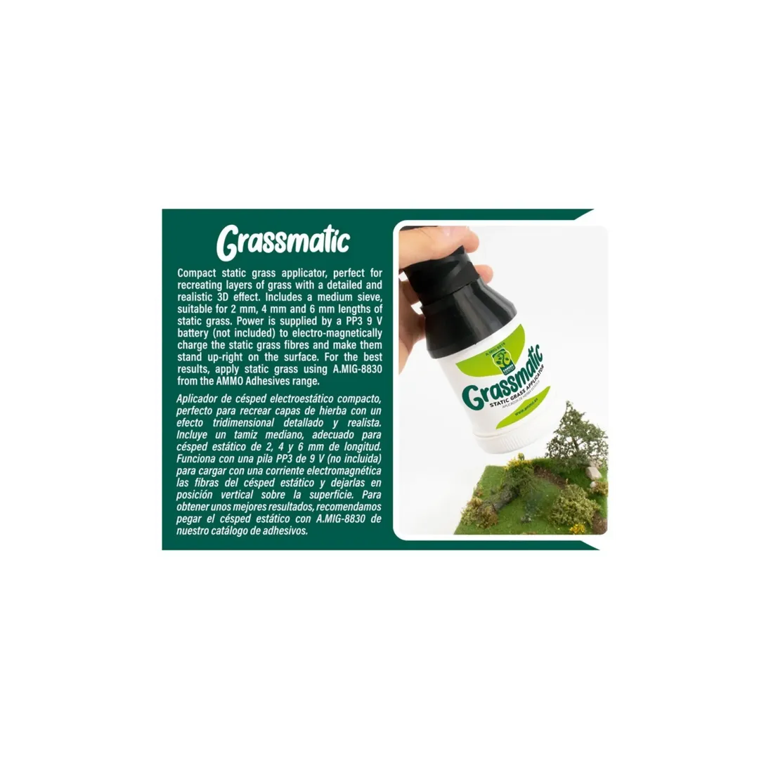 Grassmatic - Statischer Grasapplikator-Mig Jimenez-Radaddel