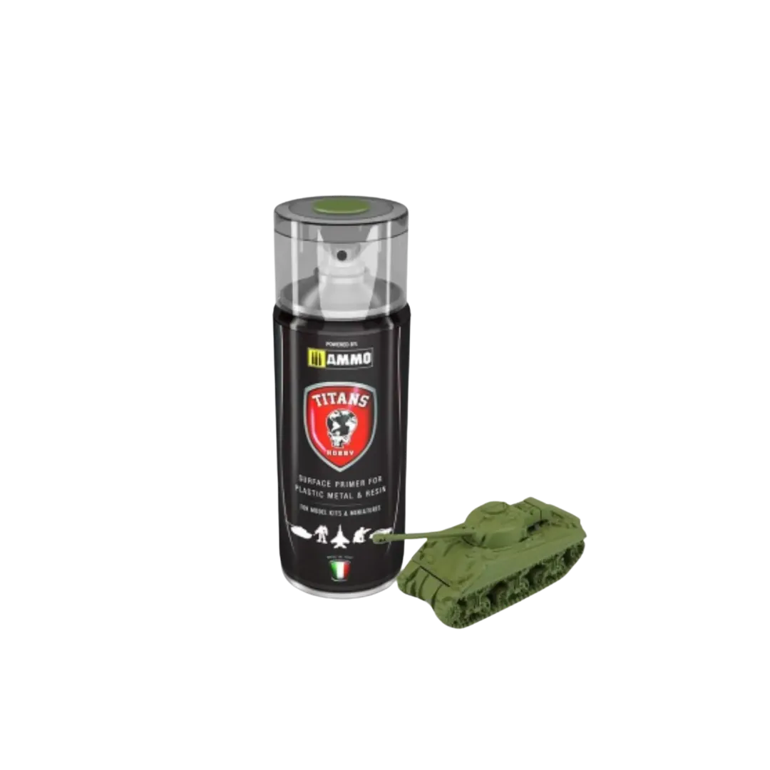 TITANS HOBBY Military Green Matt Primer-Mig Jimenez-Radaddel