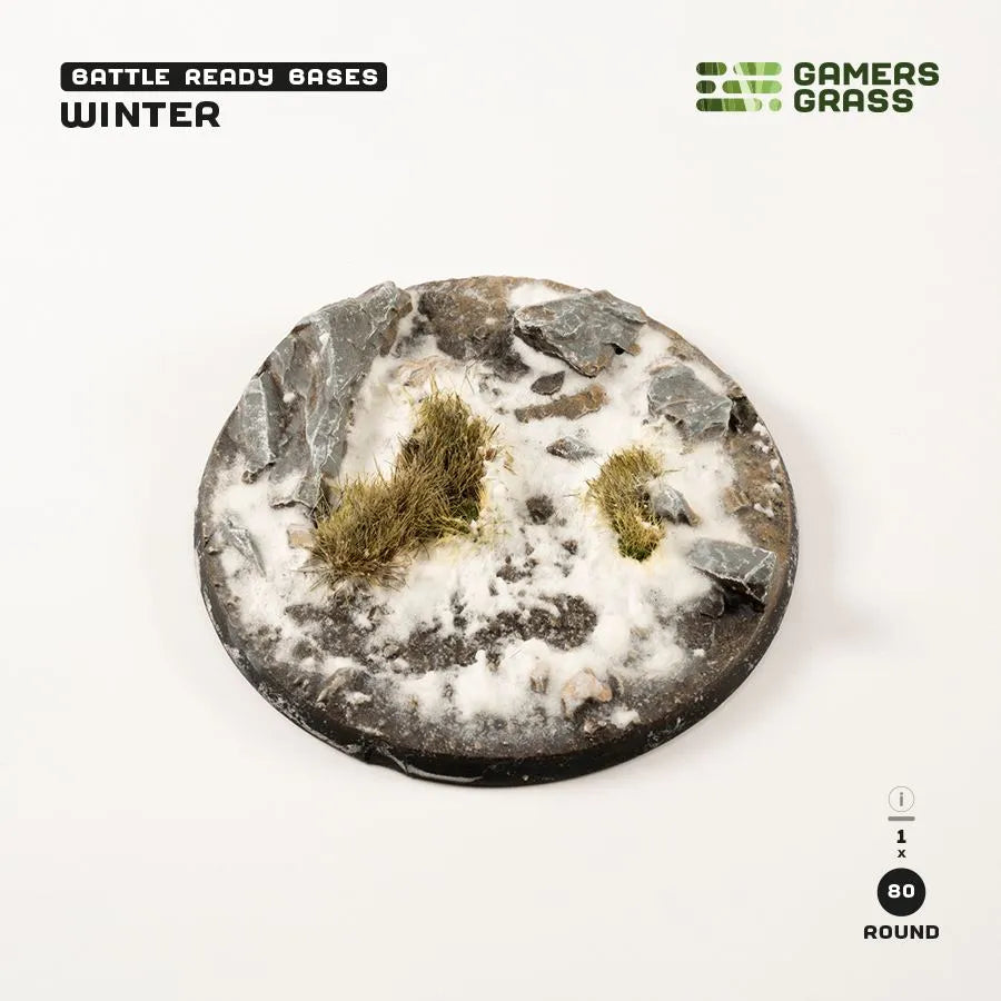 Winter - Round 80mm (x1)-Gamers Grass-Radaddel
