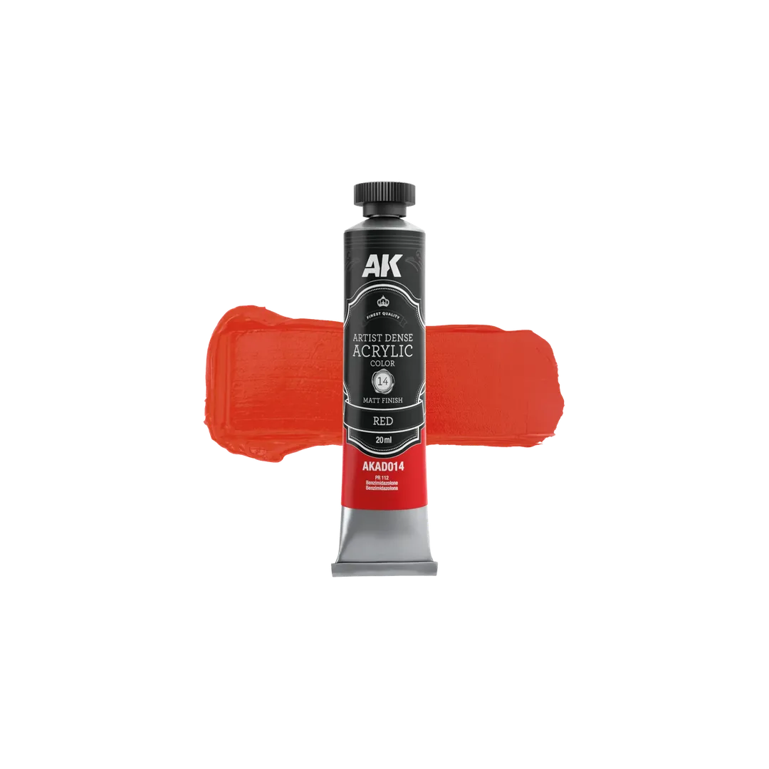 Red - Dense Acrylic-AK-Interactive-Radaddel