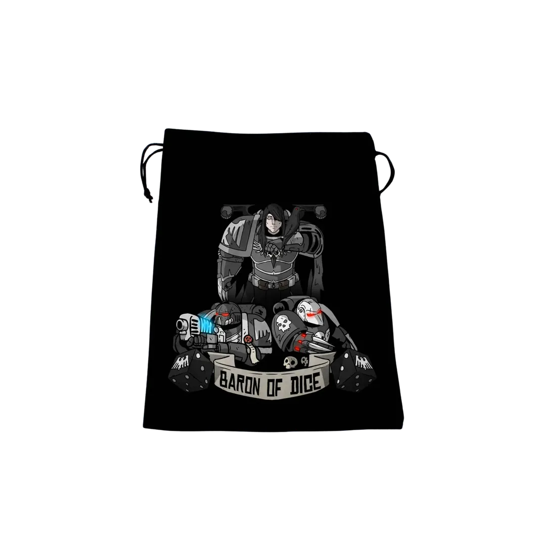 Premium Black Dice Bag - Ravens-Baron of Dice-Radaddel
