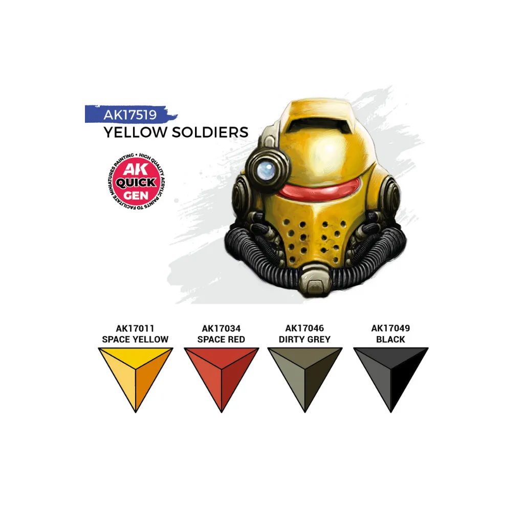 AK QUICK GEN Yellow Soldiers Set-AK-Interactive-Radaddel