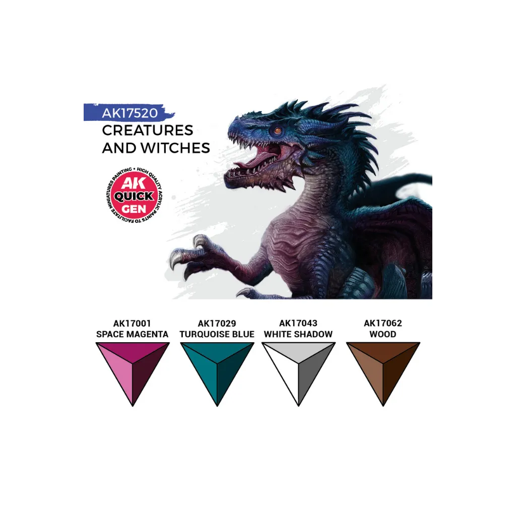 AK QUICK GEN Creatures and Witches Set-AK-Interactive-Radaddel