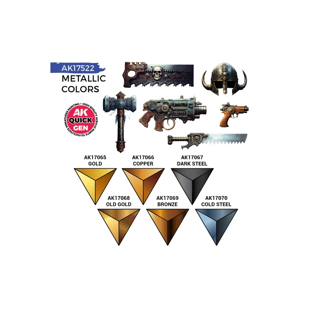 AK QUICK GEN Metallics Set-AK-Interactive-Radaddel