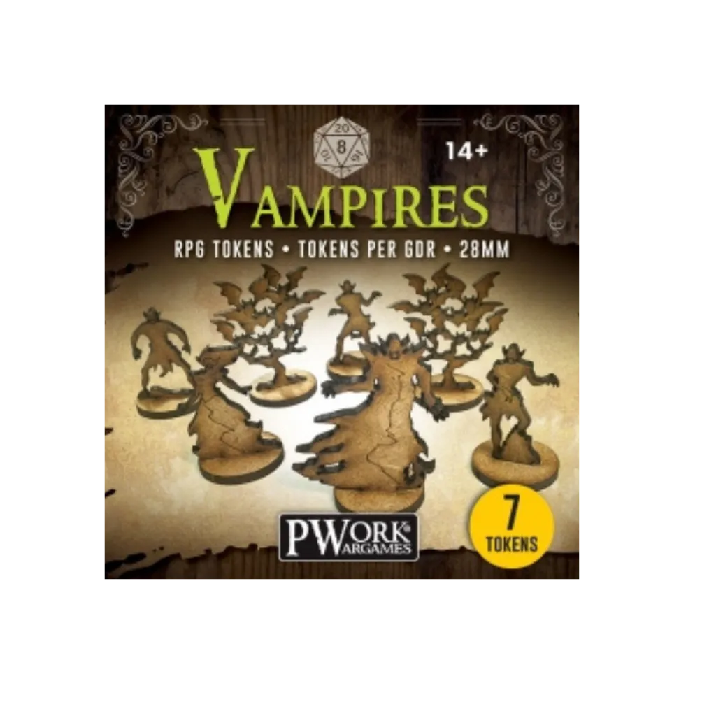 RPG TOKENS Vampires-PWork Wargames-Radaddel