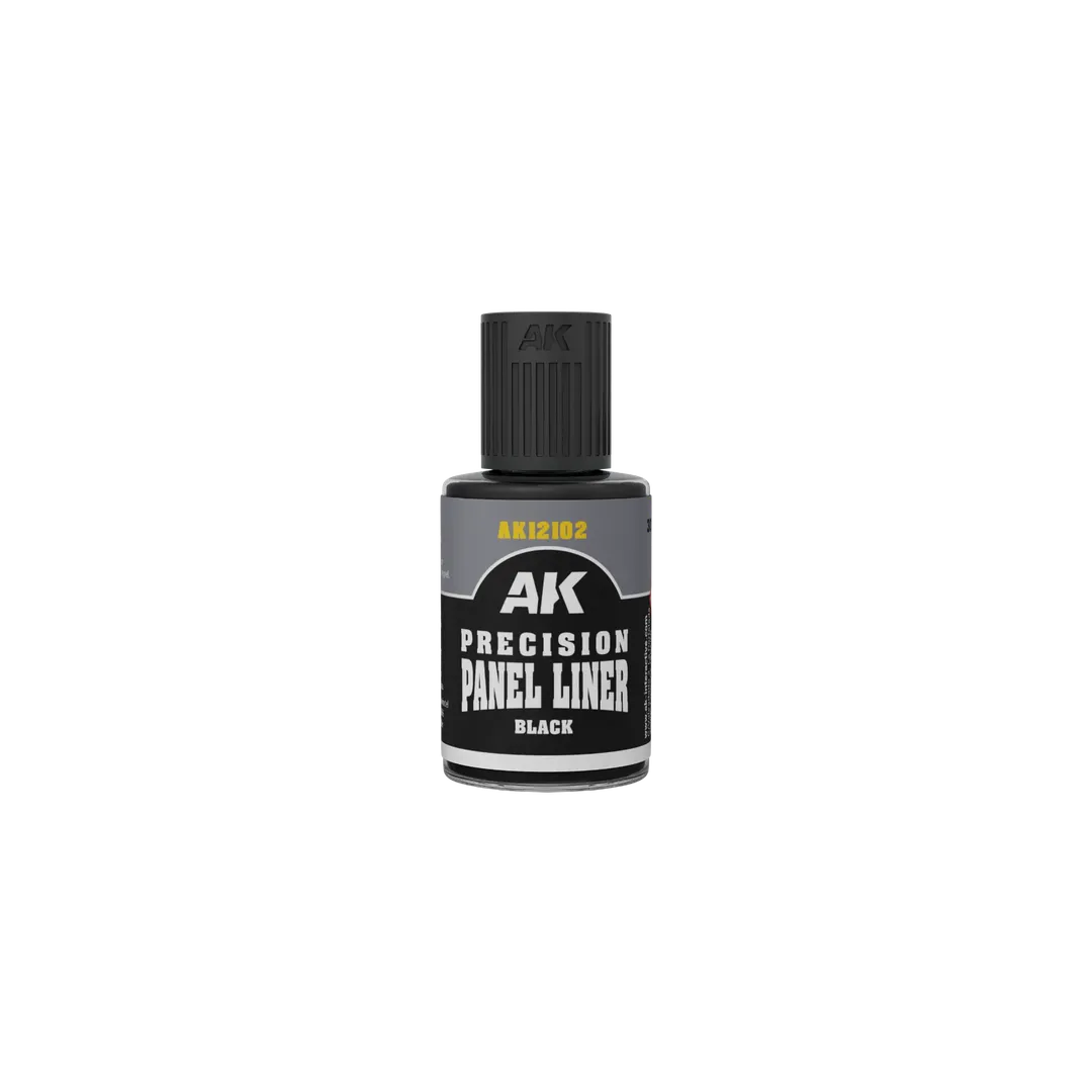 Precision Panel Liner - Black 30ml-AK-Interactive-Radaddel