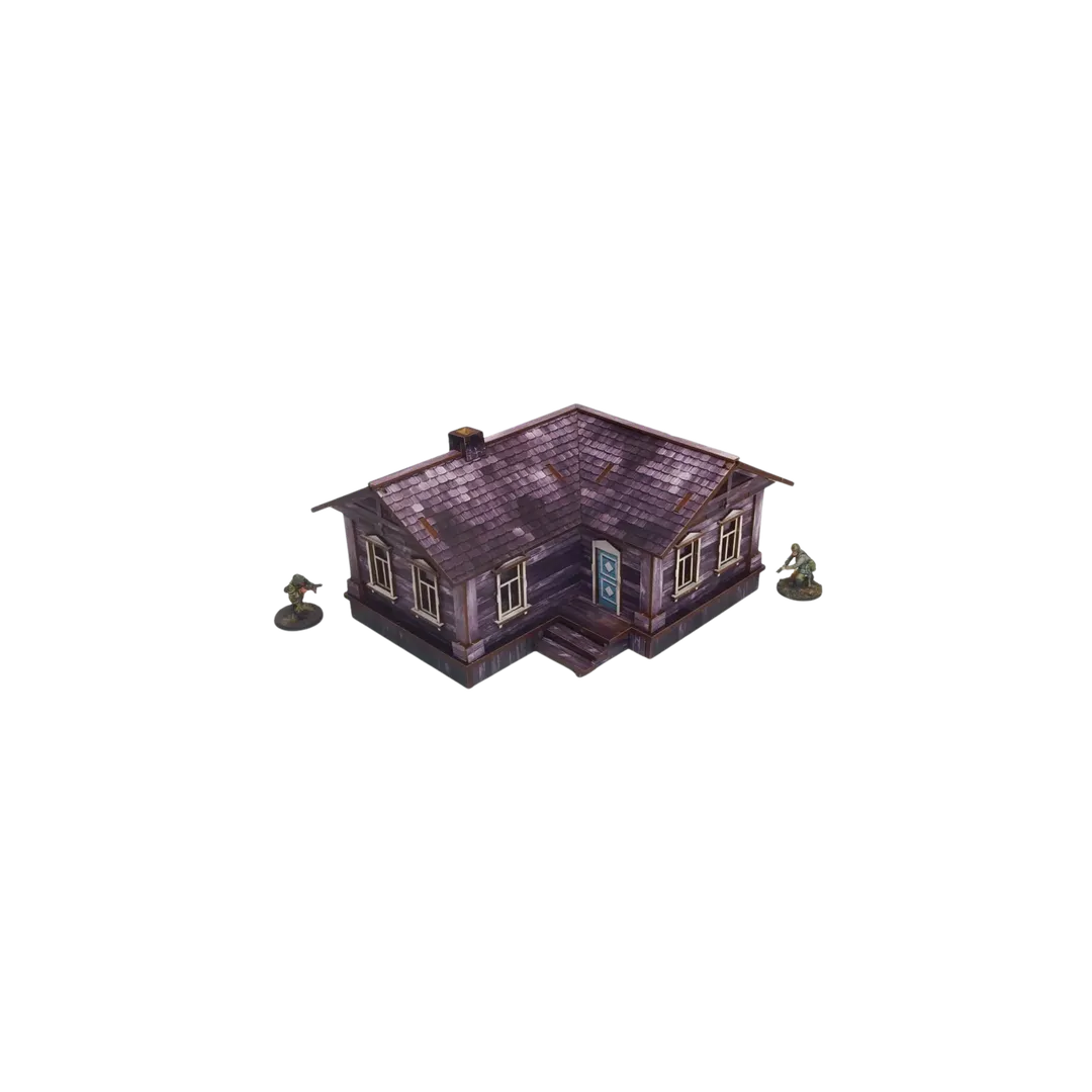 Pre-Painted WW2 Ostfront Village Maria's House-Micro Art Studio-Radaddel