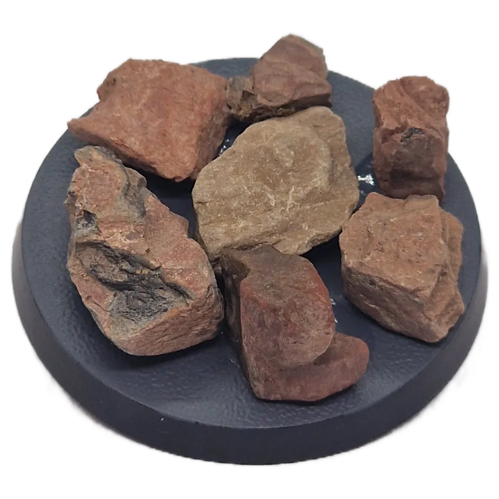 Basetopping: STONES RED MINE (150g)-Base X Terrain & Scenery-Radaddel