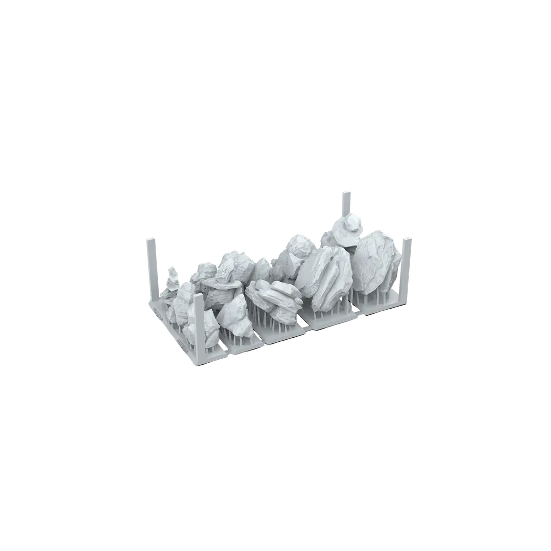 Rocks & Tors - Basing Bits (12 Teile)-AK-Interactive-Radaddel