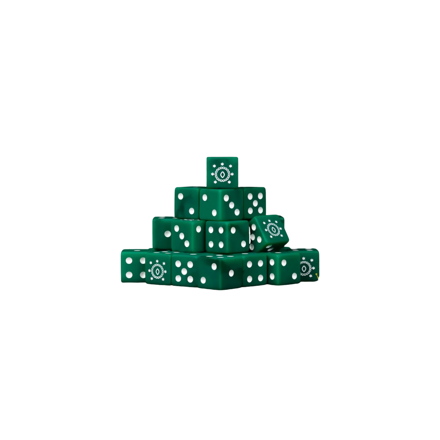 Green Kingdom Dice 16mm Square (25 Stück)-Baron of Dice-Radaddel