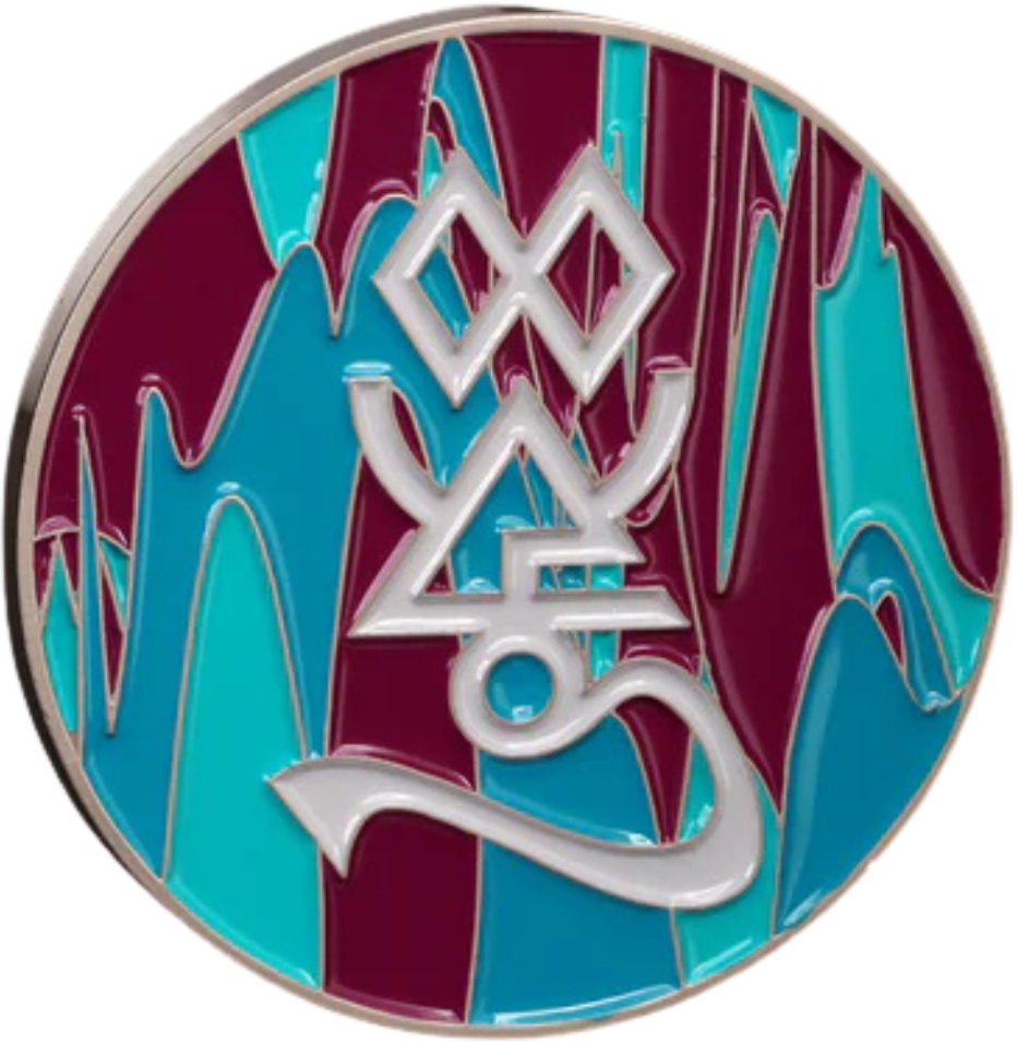 Moneda de metal de 40 mm - Elfos Espaciales