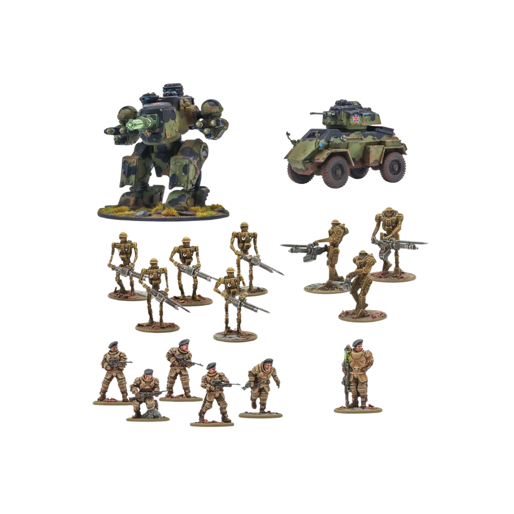 Konflikt '47 British Commonwealth Starter Army-Warlord Games-Radaddel