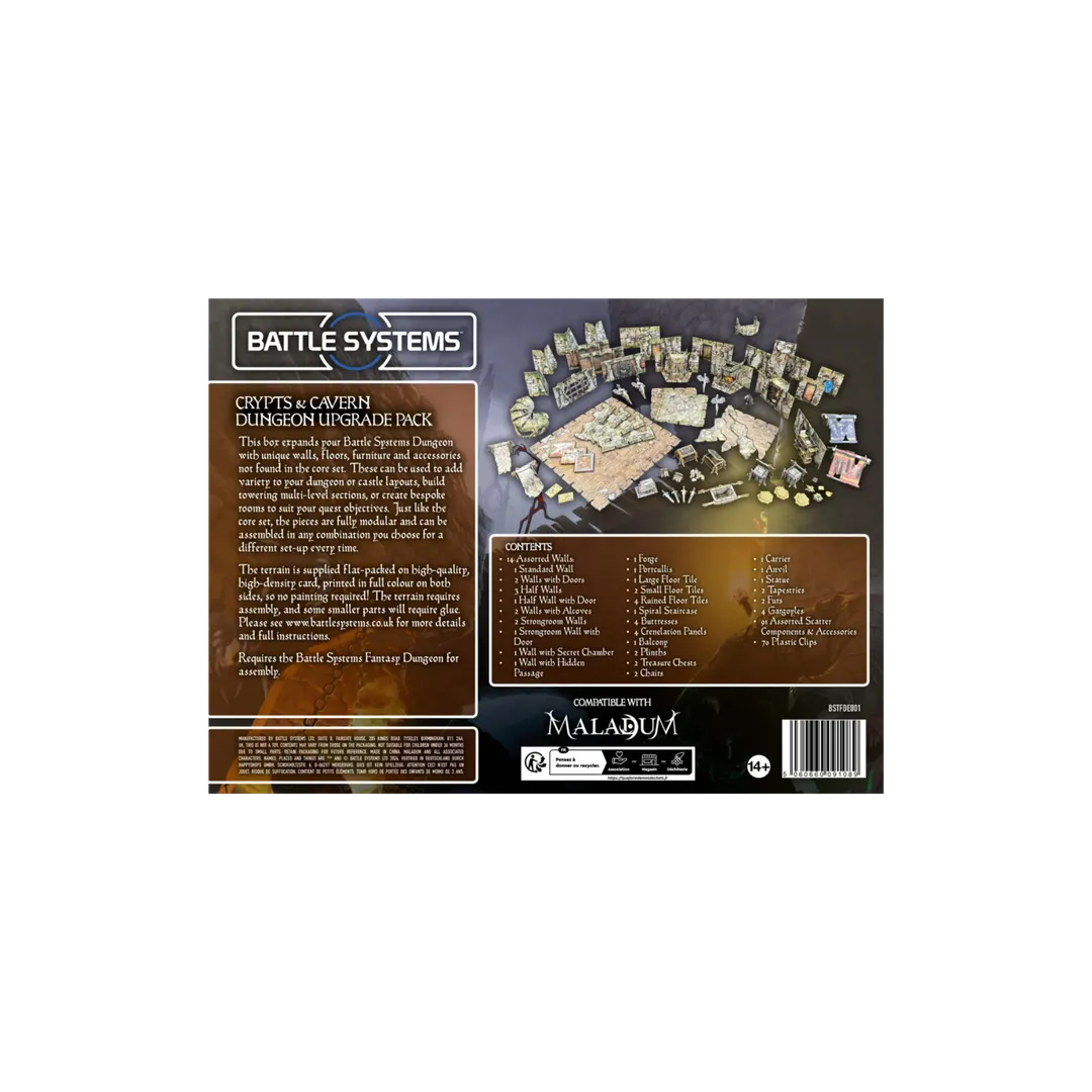 Crypts & Caverns Dungeon Upgrade Pack-Battle Systems-Radaddel