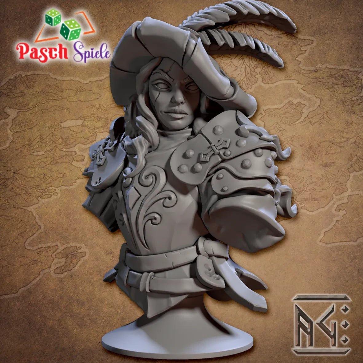 Fantasy Büste: Lady Marika - Vanguard Fighters Guild-Pasch Spiele-Radaddel
