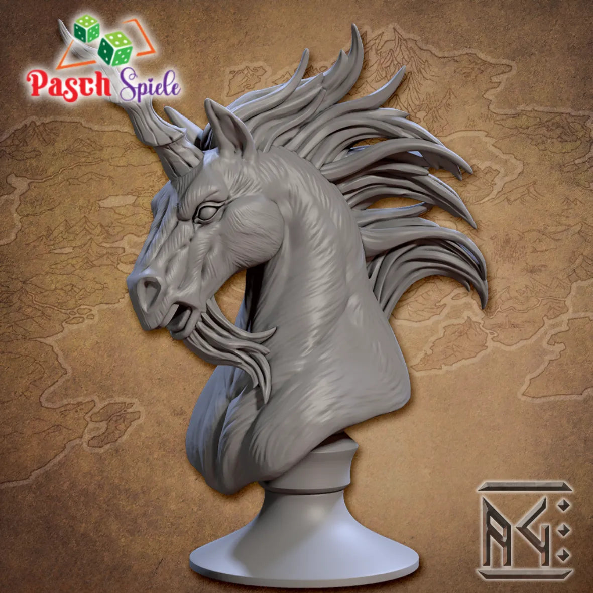 Fantasy Büste: Tempest the Celestial Steed - Vanguard Fighters Guild-Pasch Spiele-Radaddel