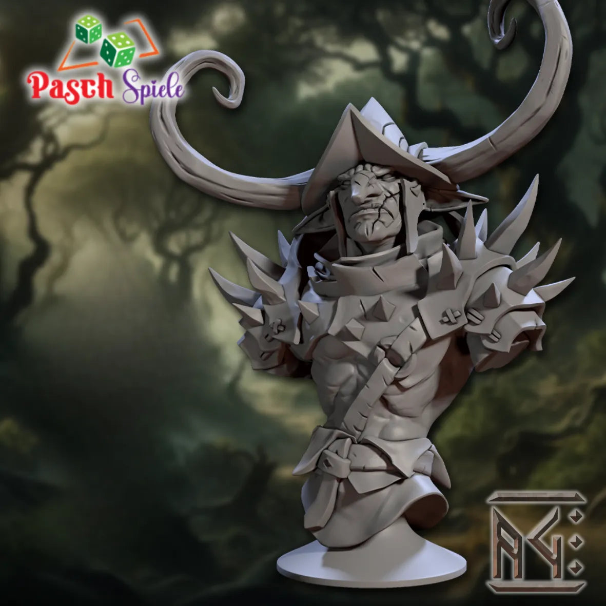 Fantasy Büste: Warchief Girroz - Faldorn Hobgoblins-Pasch Spiele-Radaddel